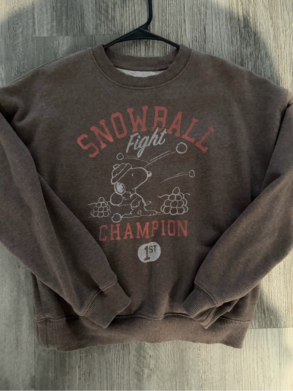 American Eagle x Peanuts Snoopy Snowball Fight Sweatshirt XS